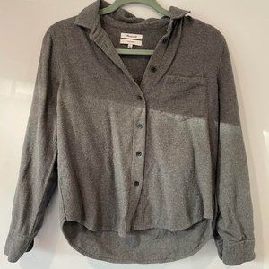 Madewell Flannel Shirt Shrunken Fit